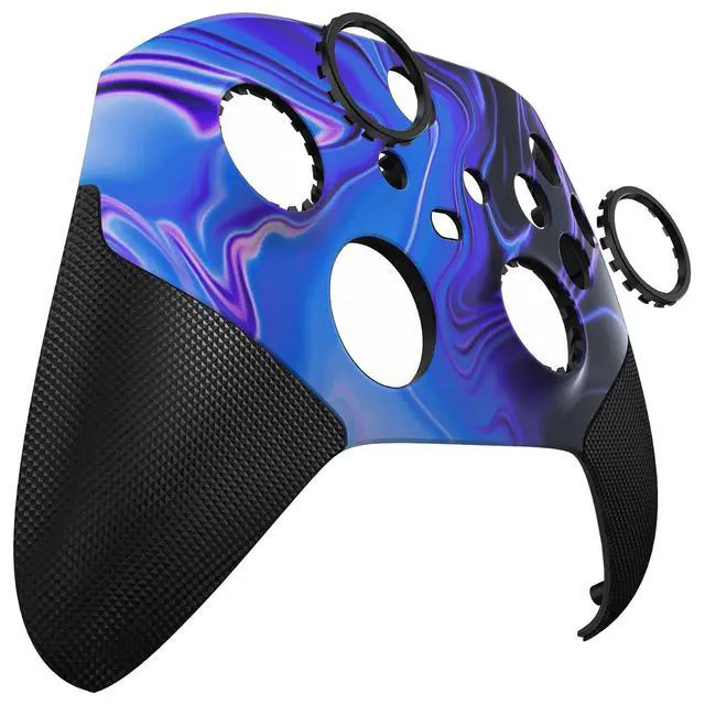 Alt view image 6 of 7 - ASR Version Redesigned Shell for Xbox Core Wireless Controller - Performance Rubberized Grip, Anti Sticks Rubbing Rings - Custom Faceplate for Xbox Series X & S Control - Origin of Chaos @