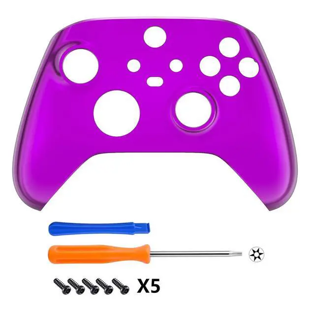 Alt view image 3 of 7 - Custom Shell for Xbox Series X & S Controller - Revamp Your Gaming Gear - Chrome Purple Replacement Game Acessories Cover Faceplate for Xbox Core Wireless Controller @
