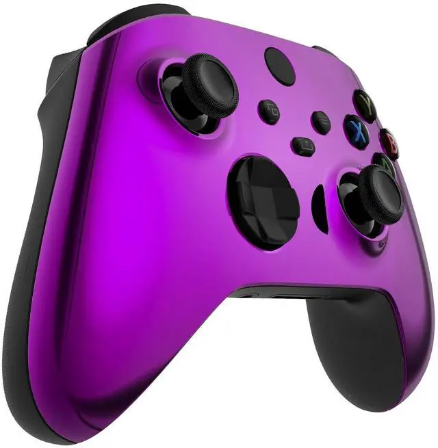 Alt view image 4 of 7 - Custom Shell for Xbox Series X & S Controller - Revamp Your Gaming Gear - Chrome Purple Replacement Game Acessories Cover Faceplate for Xbox Core Wireless Controller @