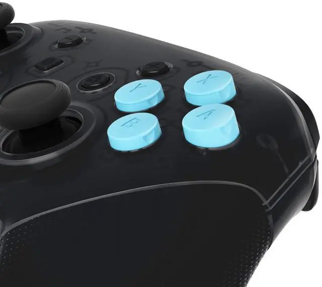 Main image of Heaven Blue Interchangeable ABXY Buttons for Nintendo Switch Pro Controller, DIY Swappable Replacement ABXY for Nintendo Switch Pro - Controller NOT Included @