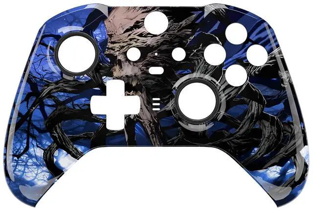 Alt view image 3 of 7 - Replacement Faceplate Cover for Xbox One Elite Controller Series 2 (Model 1797), Custom Front Housing Shell for Xbox Elite Series 2 Core - Glow in Dark - The Awakening of the Earth Lord @
