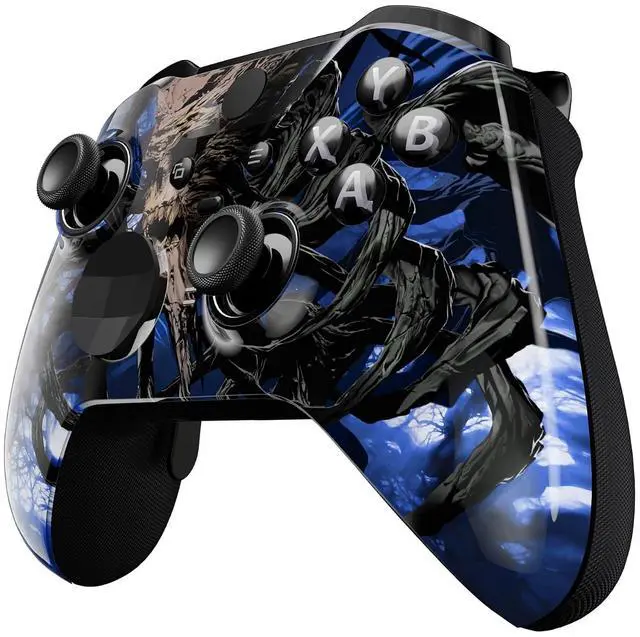 Alt view image 5 of 7 - Replacement Faceplate Cover for Xbox One Elite Controller Series 2 (Model 1797), Custom Front Housing Shell for Xbox Elite Series 2 Core - Glow in Dark - The Awakening of the Earth Lord @