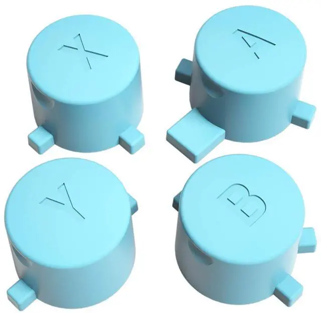 Alt view image 5 of 6 - Heaven Blue Interchangeable ABXY Buttons for Nintendo Switch Pro Controller, DIY Swappable Replacement ABXY for Nintendo Switch Pro - Controller NOT Included @