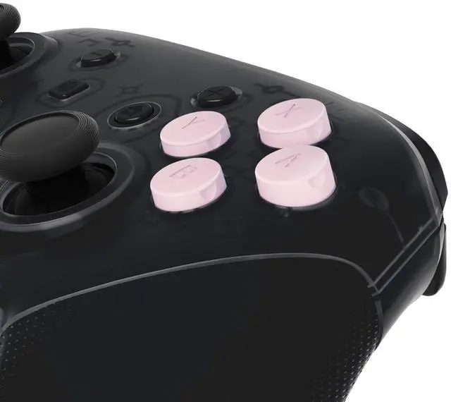 Main image of Cherry Blossoms Pink Interchangeable ABXY Buttons for Nintendo Switch Pro Controller, DIY Swappable Replacement ABXY for Nintendo Switch Pro - Controller NOT Included @
