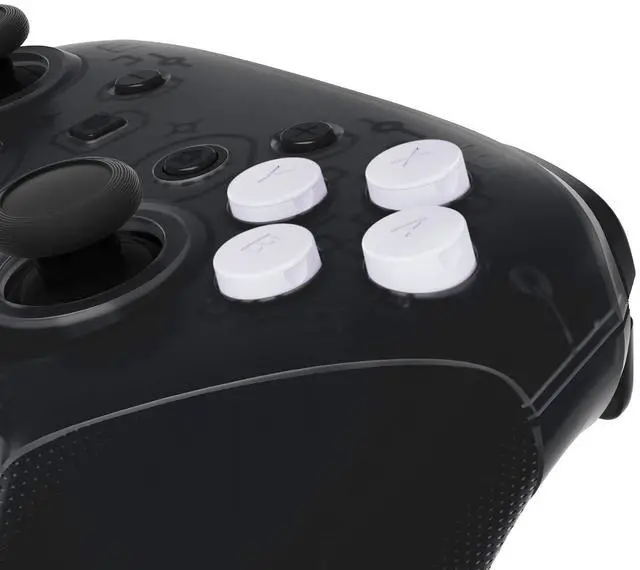 Main image of White Interchangeable ABXY Buttons for Nintendo Switch Pro Controller, DIY Swappable Replacement ABXY for Nintendo Switch Pro - Controller NOT Included @