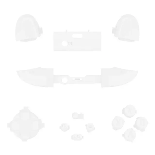 Alt view image 3 of 7 - Replacement Buttons for Xbox Core Wireless Controller, White DIY Accessories Kit LB RB LT RT Bumpers Trigers Dpad ABXY Start Back Sync Share Keys Parts for Xbox Series X & S Controller @