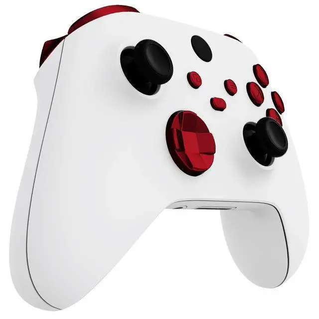 Alt view image 4 of 7 - Replacement Buttons for Xbox Core Wireless Controller, Scarlet Red DIY Accessories LB RB LT RT Bumpers Trigers Dpad ABXY Start Back Sync Share Keys Parts for Xbox Series X & S Controller @