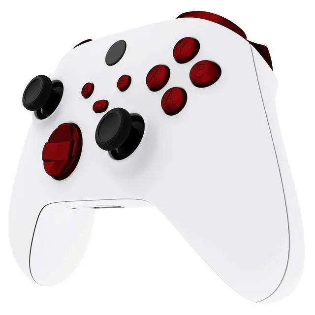 Alt view image 5 of 7 - Replacement Buttons for Xbox Core Wireless Controller, Scarlet Red DIY Accessories LB RB LT RT Bumpers Trigers Dpad ABXY Start Back Sync Share Keys Parts for Xbox Series X & S Controller @