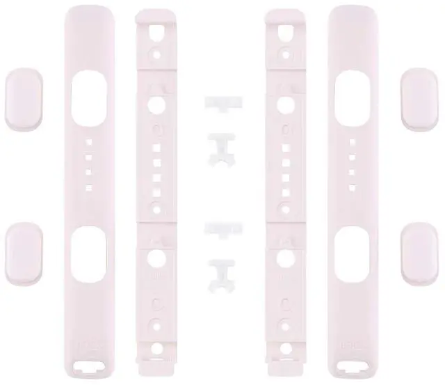 Main image of DIY Replacement Shell for Joycon Strap, Cherry Blossoms Pink Custom Controller Wrist Strap Housing Buttons for Nintendo Switch & Switch OLED Model - 2 Pack @