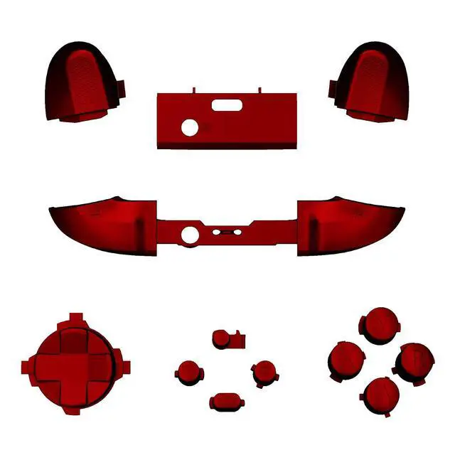 Alt view image 3 of 7 - Replacement Buttons for Xbox Core Wireless Controller, Scarlet Red DIY Accessories LB RB LT RT Bumpers Trigers Dpad ABXY Start Back Sync Share Keys Parts for Xbox Series X & S Controller @
