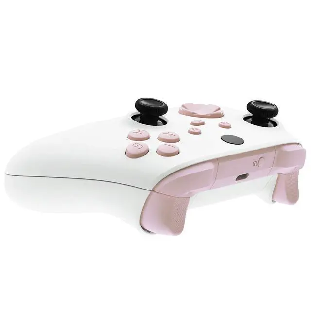 Alt view image 6 of 7 - Replacement Buttons for Xbox Series X & S Controller, Cherry Blossoms Pink Custom Repair Kit Bumpers Trigers Dpad ABXY Start Back Sync Share Keys Parts for Xbox Core Wireless Controller @