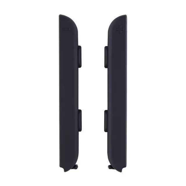 Alt view image 2 of 4 - DIY Replacement Shell for Joycon Strap, Black Soft Touch Custom Controller Wrist Strap Housing Buttons for Nintendo Switch & Switch OLED Model - 2 Pack @