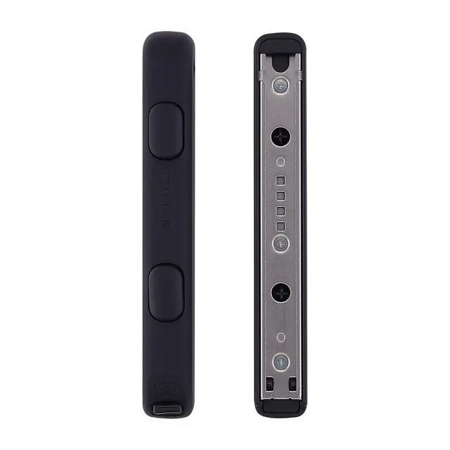 Alt view image 3 of 4 - DIY Replacement Shell for Joycon Strap, Black Soft Touch Custom Controller Wrist Strap Housing Buttons for Nintendo Switch & Switch OLED Model - 2 Pack @