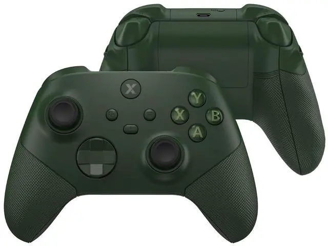 Main image of ASR Version Redesigned Full Set Shell Buttons for Xbox Core Controller, Ergonomic Trigger Stop Rubberized Grip Faceplate Backplate for Xbox Series X & S Controller - Deep Pine Green @