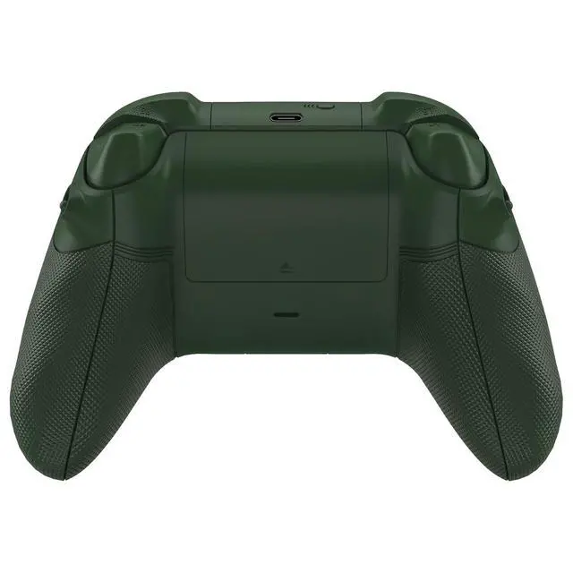 Alt view image 5 of 7 - ASR Version Redesigned Full Set Shell Buttons for Xbox Core Controller, Ergonomic Trigger Stop Rubberized Grip Faceplate Backplate for Xbox Series X & S Controller - Deep Pine Green @