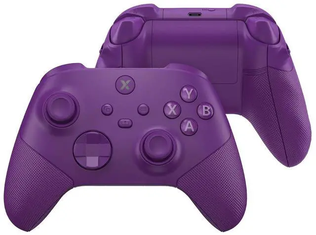 Main image of ASR Version Redesigned Full Set Shell Buttons for Xbox Core Controller, Ergonomic Trigger Stop Rubberized Grip Faceplate Backplate for Xbox Series X & S Controller - Mist Purple @