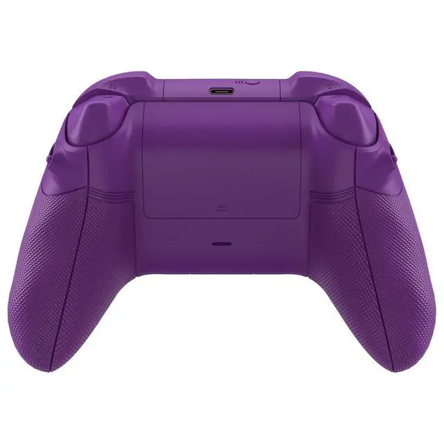Alt view image 5 of 7 - ASR Version Redesigned Full Set Shell Buttons for Xbox Core Controller, Ergonomic Trigger Stop Rubberized Grip Faceplate Backplate for Xbox Series X & S Controller - Mist Purple @