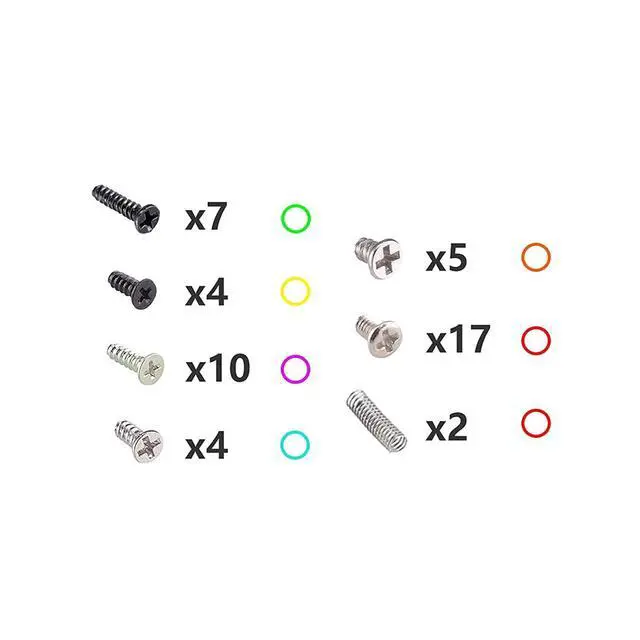 Alt view image 2 of 4 - Cross Screwdriver Tri-Wing Screwdrivers Kit, Assemble Disassemble Tools Set with Springs and Screws for NS Switch Lite @