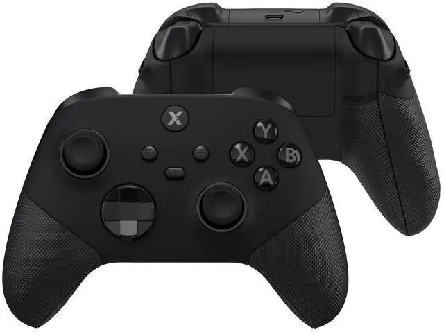 Main image of ASR Version Redesigned Full Set Shell Buttons for Xbox Core Controller, Ergonomic Trigger Stop Rubberized Grip Faceplate Backplate for Xbox Series X & S Controller - Diamond Textured Black @