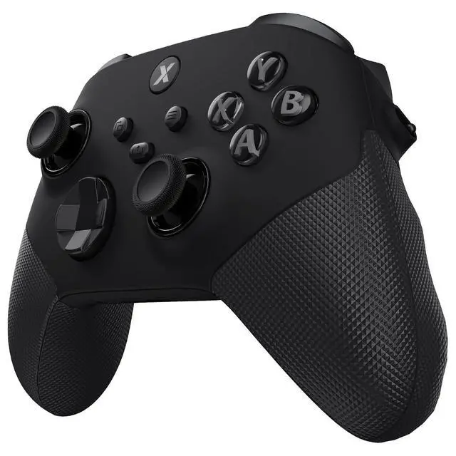 Alt view image 4 of 7 - ASR Version Redesigned Full Set Shell Buttons for Xbox Core Controller, Ergonomic Trigger Stop Rubberized Grip Faceplate Backplate for Xbox Series X & S Controller - Diamond Textured Black @