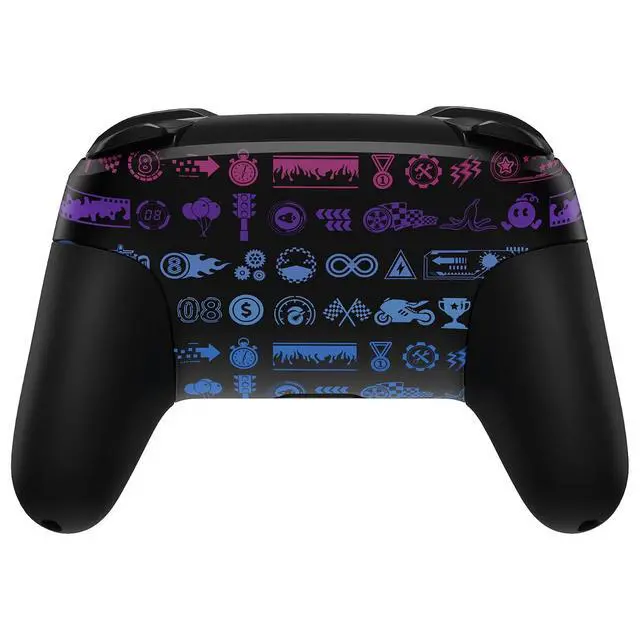 Alt view image 5 of 7 - Deluxe Championship Faceplate Backplate Handles for Nintendo Switch Pro Controller, Replacement Hand Grip Housing Shell Buttons for Nintendo Switch Pro Controller - Controller NOT Included @