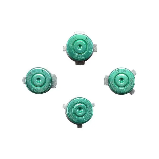Alt view image 2 of 7 - Green Metal Alumium Alloy Bullet ABXY Mod Buttons Set Replacement Parts for Xbox One Standard Xbox One Elite Xbox One S Xbox One X Game Controller @