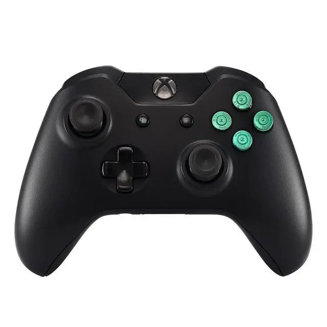Alt view image 7 of 7 - Green Metal Alumium Alloy Bullet ABXY Mod Buttons Set Replacement Parts for Xbox One Standard Xbox One Elite Xbox One S Xbox One X Game Controller @