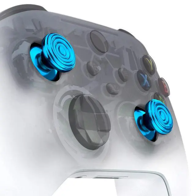Alt view image 3 of 7 - Metal Thumbsticks for Xbox Series X/S Controllers, Custom Concentric Circles Aluminum Alloy Analog Stick Joystick Buttons for Xbox One S|X/Elite Controllers @