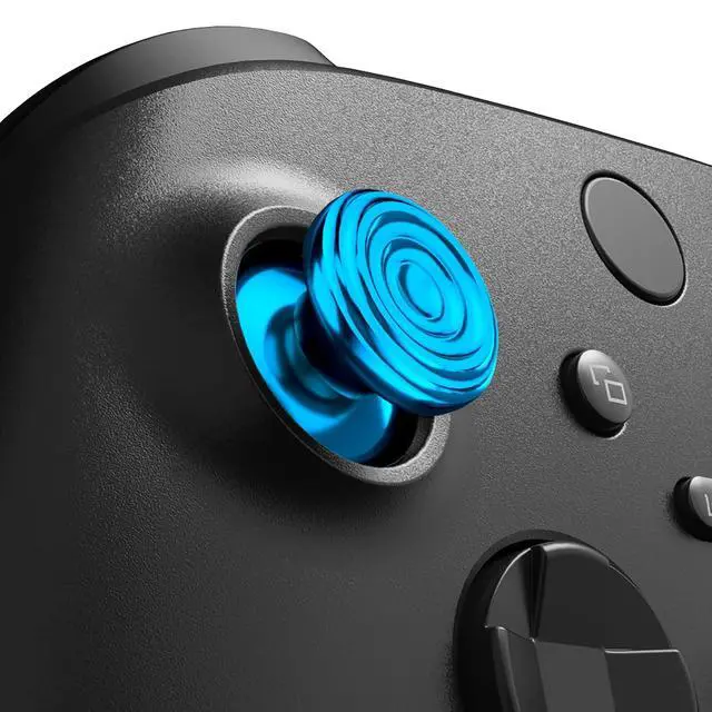 Alt view image 5 of 7 - Metal Thumbsticks for Xbox Series X/S Controllers, Custom Concentric Circles Aluminum Alloy Analog Stick Joystick Buttons for Xbox One S|X/Elite Controllers @