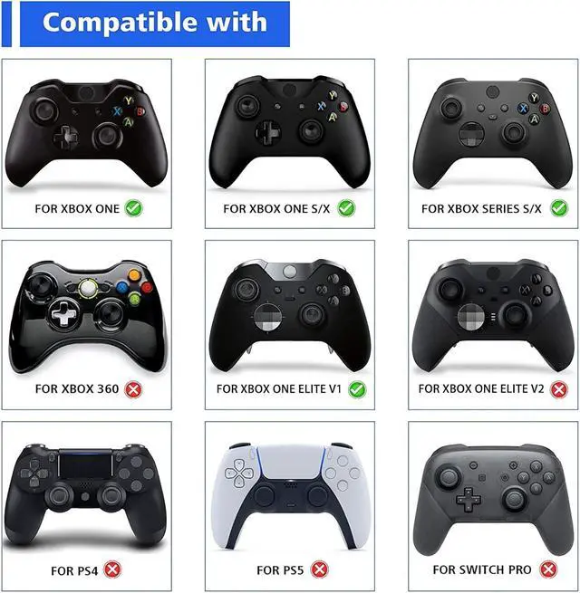 Alt view image 2 of 7 - Metal Thumbsticks for Xbox Series X/S Controller, Purple Custom Concentric Circles Aluminum Alloy Analog Stick Joystick Buttons for Xbox One S/X/Elite Controller @