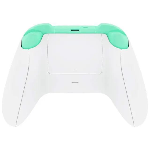 Alt view image 7 of 7 - No Letter Imprint Custom Full Set Buttons for Xbox Series X & S Controller, Replacement Accessories Bumpers Triggers Dpad ABXY Keys Parts for Xbox Core Wireless Controller - Mint Green @