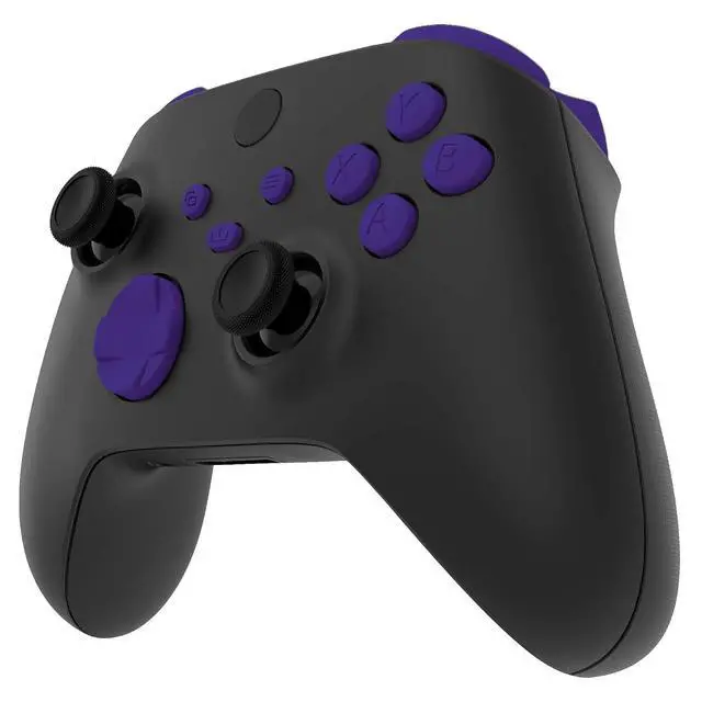 Alt view image 5 of 7 - Replacement Buttons for Xbox Core Wireless Controller, Purple DIY Accessories Kit LB RB LT RT Bumpers Trigers Dpad ABXY Start Back Sync Share Keys Parts for Xbox Series X & S Controller @