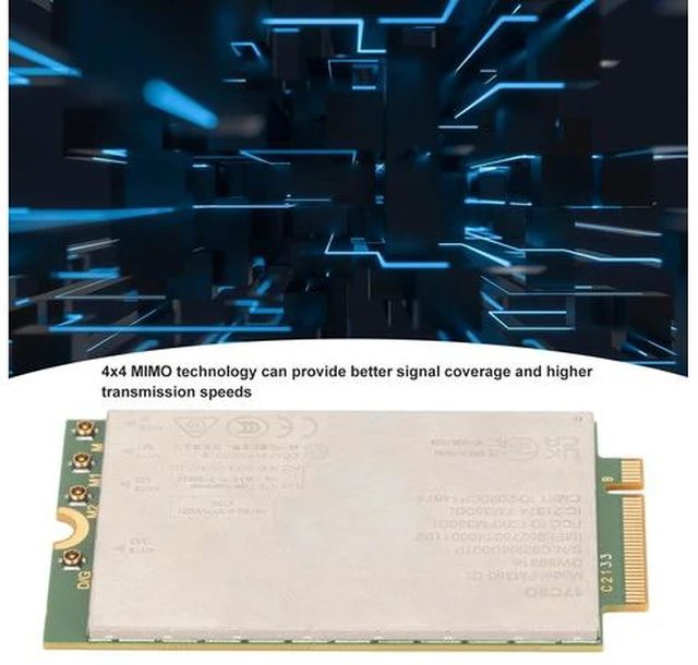 Alt view image 2 of 7 - Wide Frequency Band: This 5G NR module card suppor