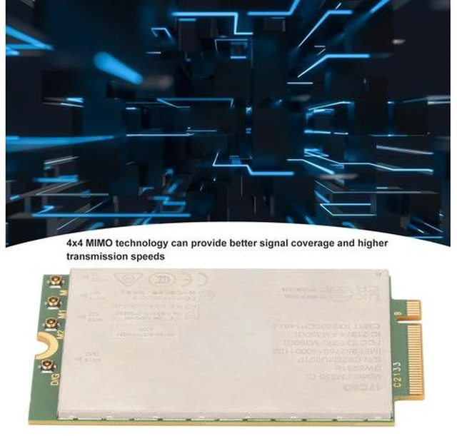 Alt view image 7 of 7 - Wide Frequency Band: This 5G NR module card suppor