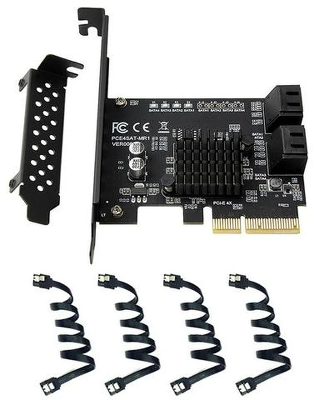 Main image of OIAGLH PCI Express Raid Card 4Port SATA 3.0 Add On