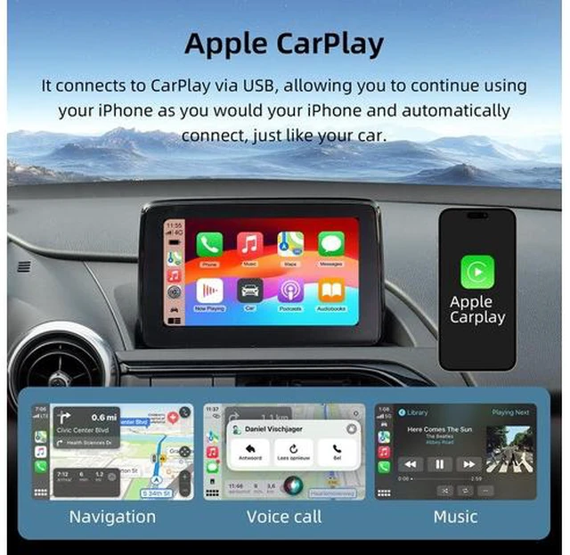 Alt view image 5 of 5 - Carplay and Android Auto: This Mazda Carplay DEM h