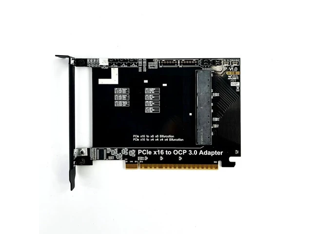 Alt view image 6 of 7 - Product Name: PCIe x16 to OCP NIC 3.0 Side-Mount A