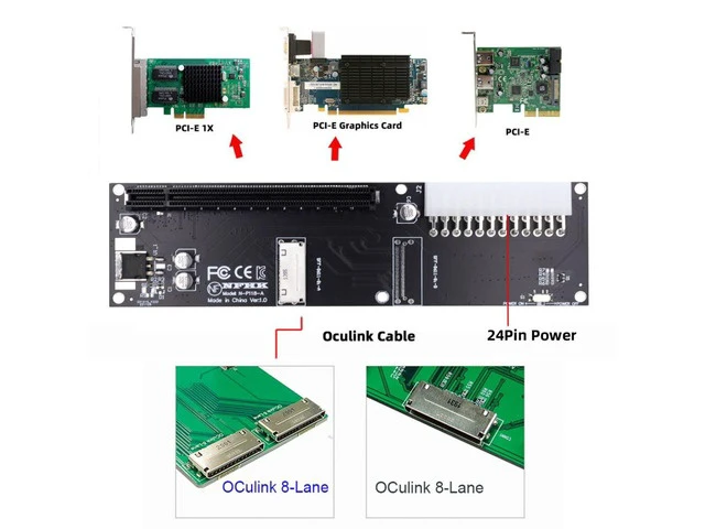 Alt view image 5 of 7 - Oculink cable and host adapter are not included. |