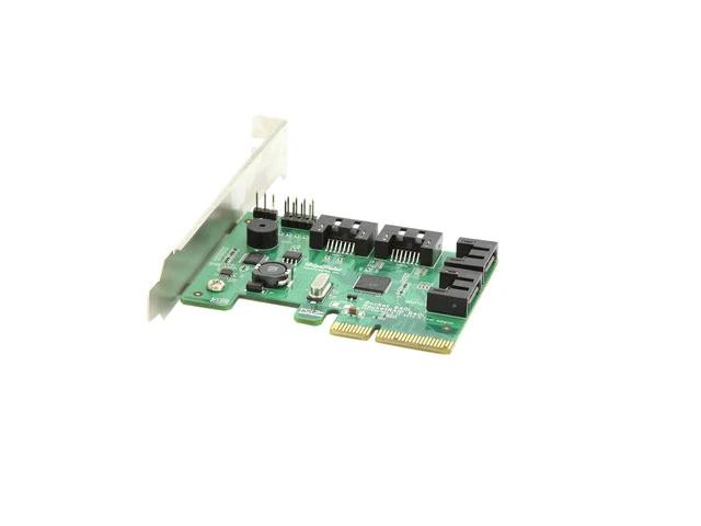 Alt view image 3 of 7 - RAID 0/1/5/10 JBOD | 4 x SATA 6.0Gb/s Internal Con