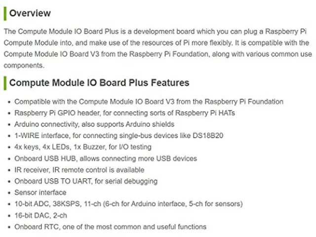 Alt view image 5 of 5 - The Compute Module IO Board Plus is a development