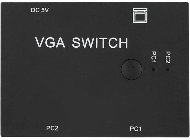 Main image of Vga Splitter Computer Accessory 2-In-1-Out 2 Port Switcher Hd Display Accessories for Host Switch, Vga Splitter Vga Adapter Computer Accessories