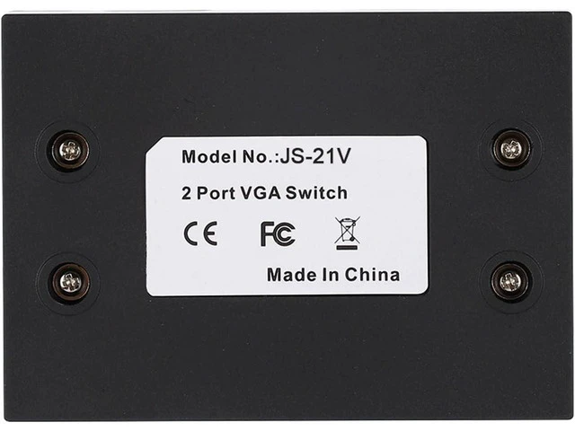 Alt view image 6 of 6 - Vga Splitter Computer Accessory 2-In-1-Out 2 Port Switcher Hd Display Accessories for Host Switch, Vga Splitter Vga Adapter Computer Accessories