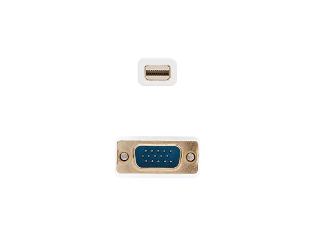 Alt view image 2 of 3 - Blendend Mini DisplayPort to VGA Converter Cable - White - 3m - Ideal for Connecting Devices with Mini DP Output to VGA Displays - Durable and Practical for Presentation
