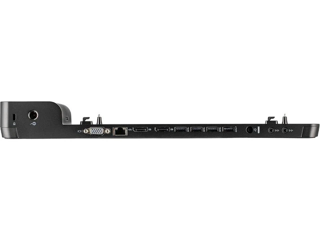 Alt view image 5 of 7 - UltraSlim Docking Station (D9Y32AA) Bundle Including: Surge Protector, 2X Type-C Cable, DisplayPort Cable, Fiber Cloth
