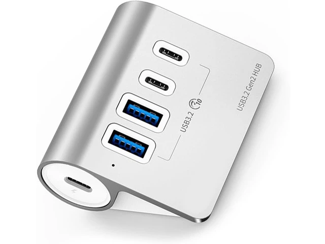 Alt view image 3 of 4 - USB 3.2 Docking Station Hub 10gbps Splitter Switching Dock 4 Port Type C Laptop Type C Splitter