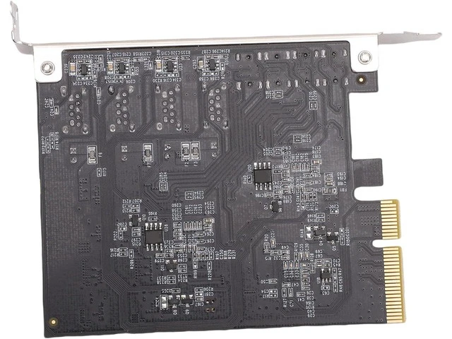 Alt view image 6 of 7 - Bewinner PCIe to USB 3.2 Gen 2 Card 8 Port, 4X Type C 4X Type A 10Gbps Expansion Card, for Win for Linux for OS X Desktop PC, Internal USB C Hub with ASM3142 Controller
