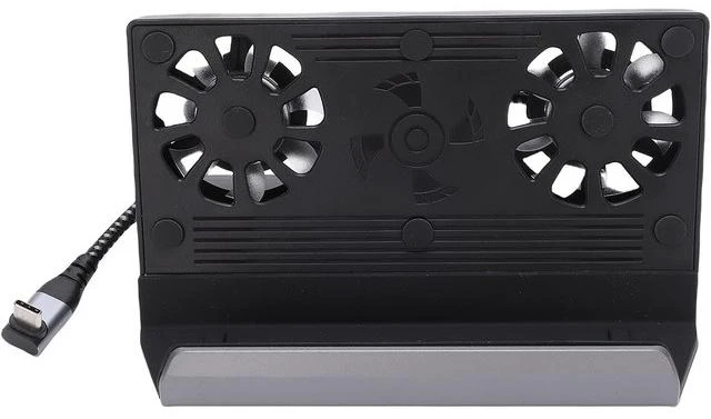 Main image of Yoidesu Game Console Dock Station, 4K Double Cooling Fan PD Charging Stand Hub for 2 & OLED, Ethernet 4K@60Hz 100W Fast Charge, Fits ROG Ally 30W Mode, 5 USB Ports