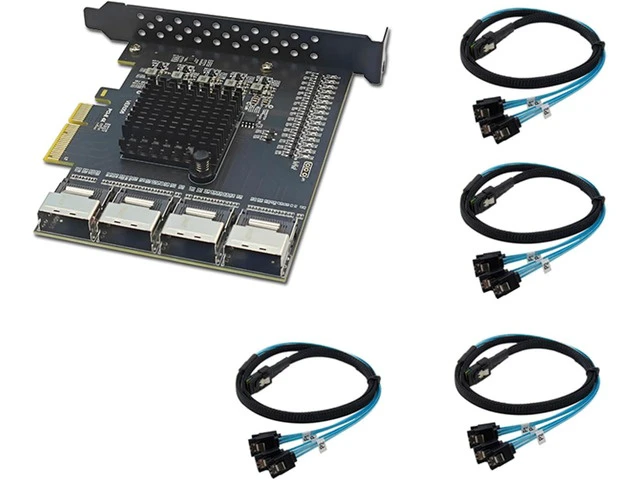 Alt view image 7 of 7 - 4 Port PCIExpress USB3.0 Hubs Adapter Fast Speed 5Gbps Data Transfer Motherboards PCIe Expansion Card