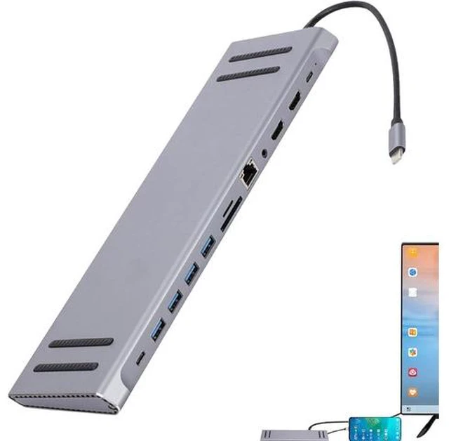 Main image of Docking Station for Laptop - USB C Dock Dock Station USB Hub - Computer High Speed Splitter, C Adapter Expansion Hub for Computer Laptop Phone