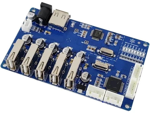 Alt view image 2 of 6 - F/;TD/;1 USB to 4 Ports TTL 5V 3.3V Serial Port Adapter, USB HUB 5-Ports USB Splitter, USB Expansion Multiple Serial Port